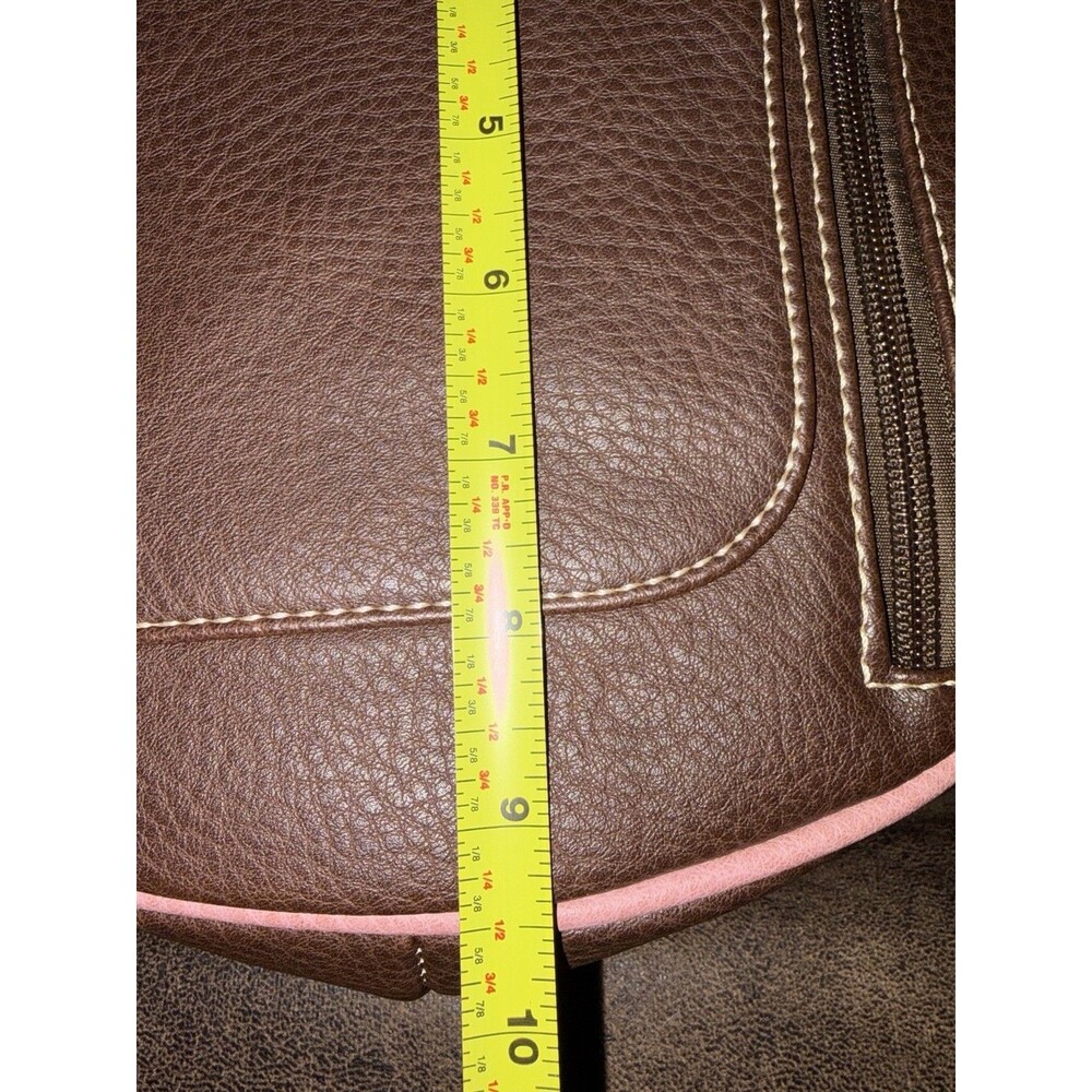 Montana West Pink Brown Western Crossbody Bag with Turquoise Accent - Picture 10 of 16